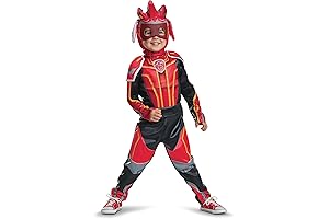 Paw Patrol Marshall Costume: Adventure Awaits with Protective Armor and Headpiece