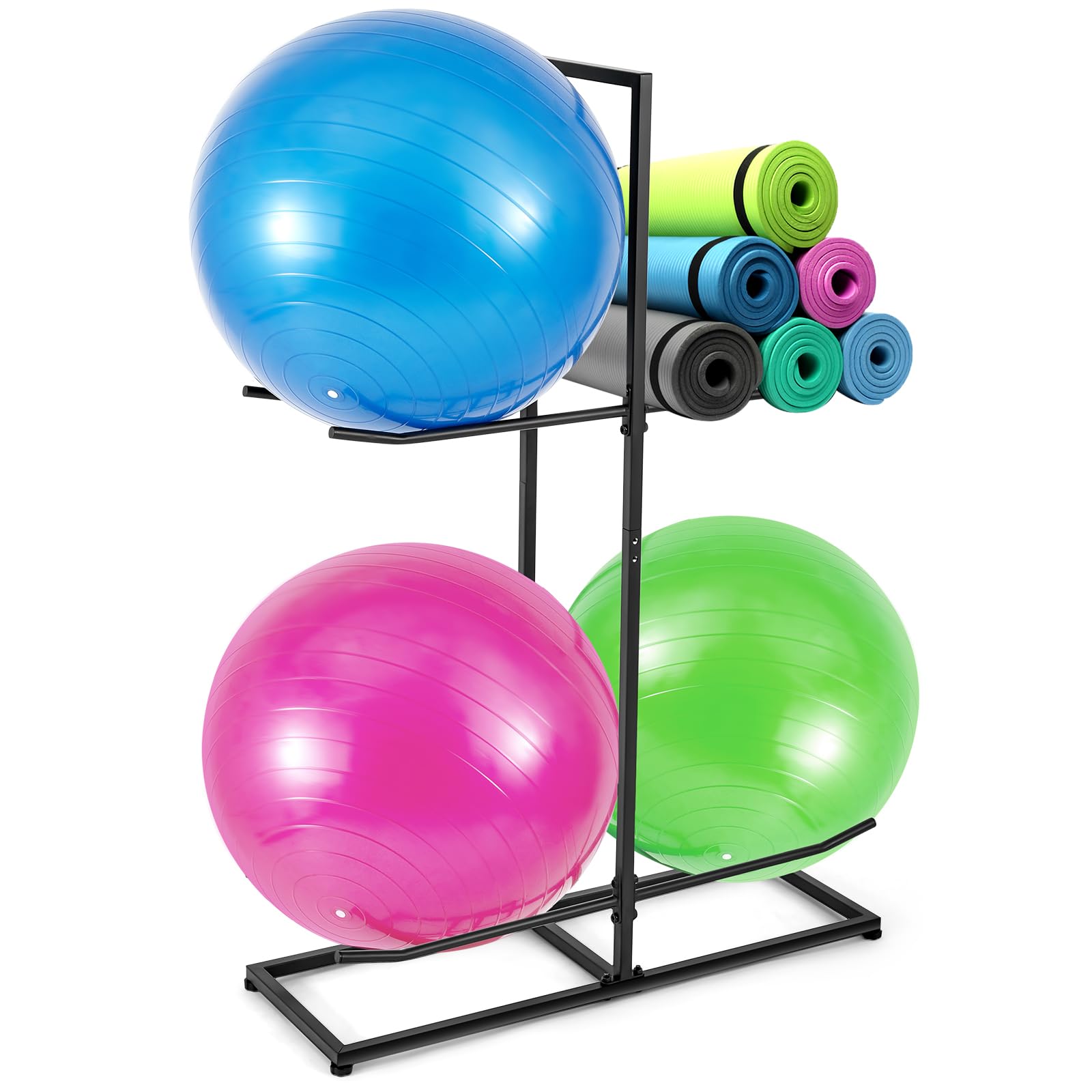 Support de rangement pour ballons de yoga pour studio à la maison - 7