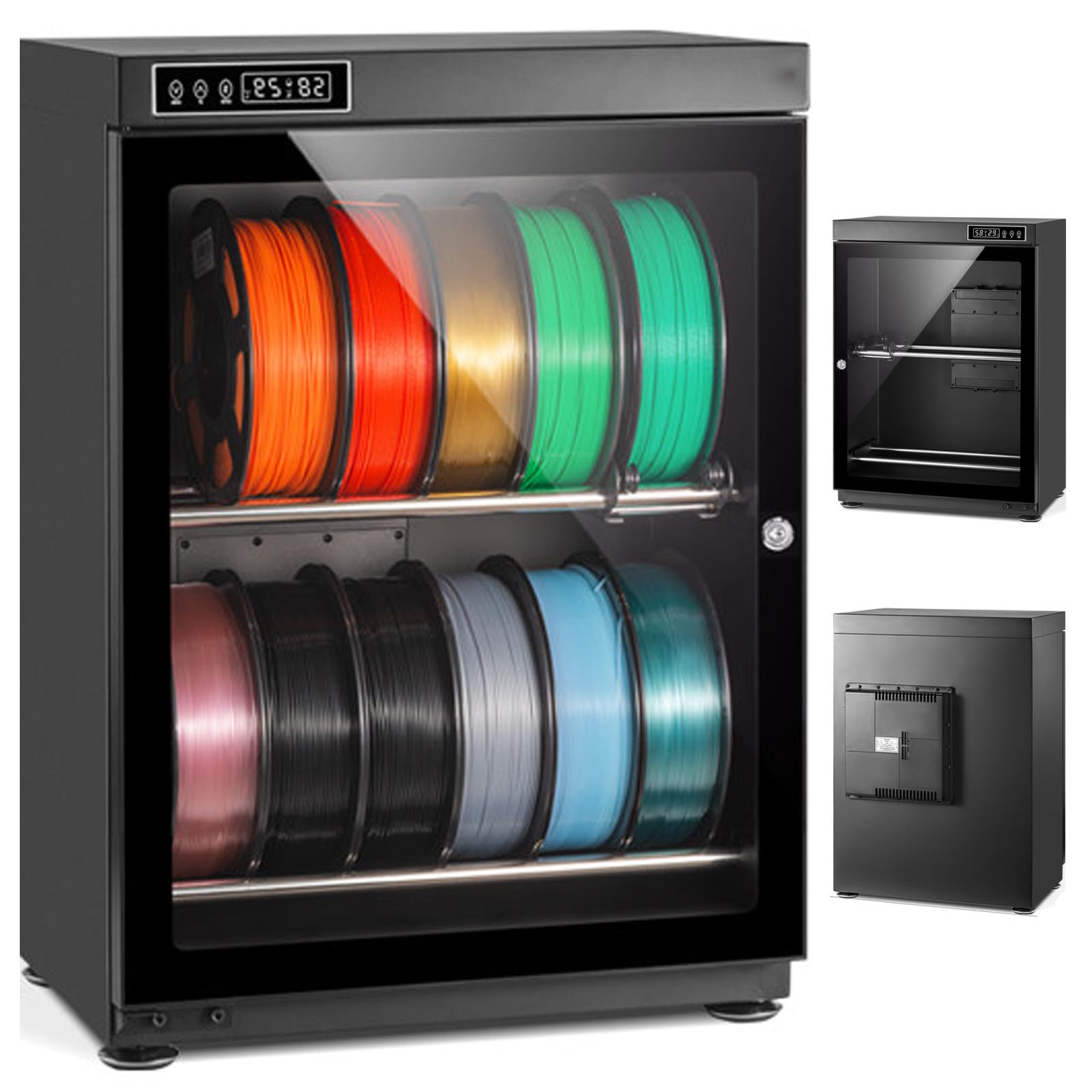 Caja de Almacenamiento para filamento de Impresora 3D, secador filamento 2Tier/70L