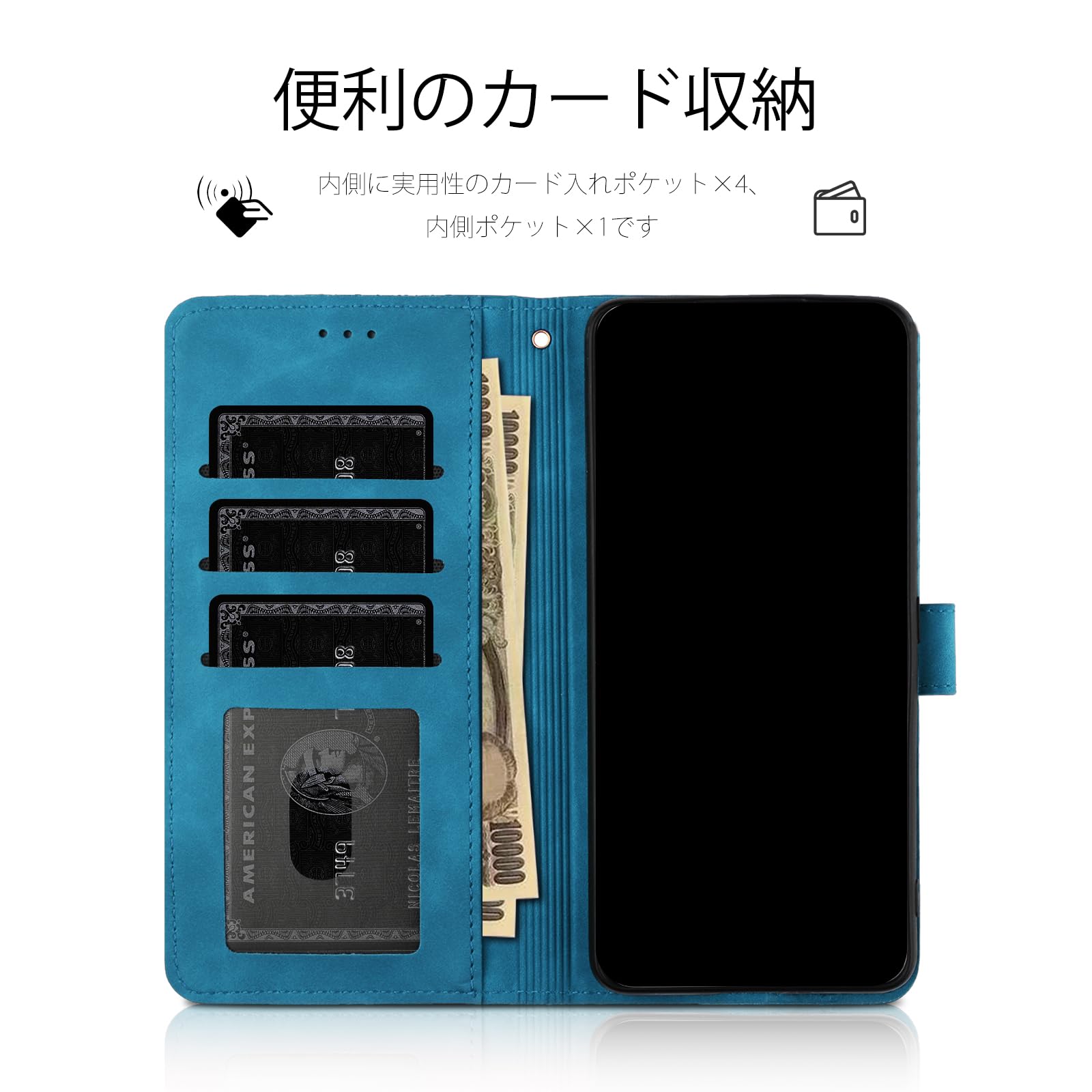 Amazon.co.jp: CASAFUNY 向けの Galaxy Note9 ケース手帳型 人気 耐