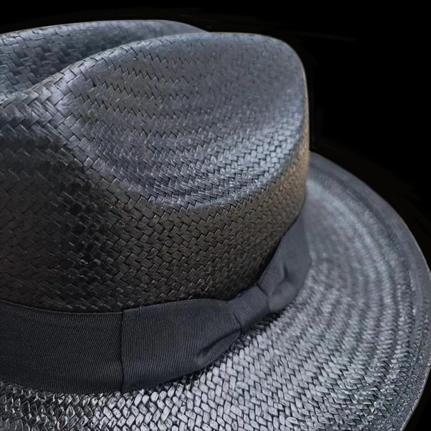 Stylish Travel Hat Braided Straw Western Styles Ribbon Fisherman for Outdoor Enthusiast Stylish Straw