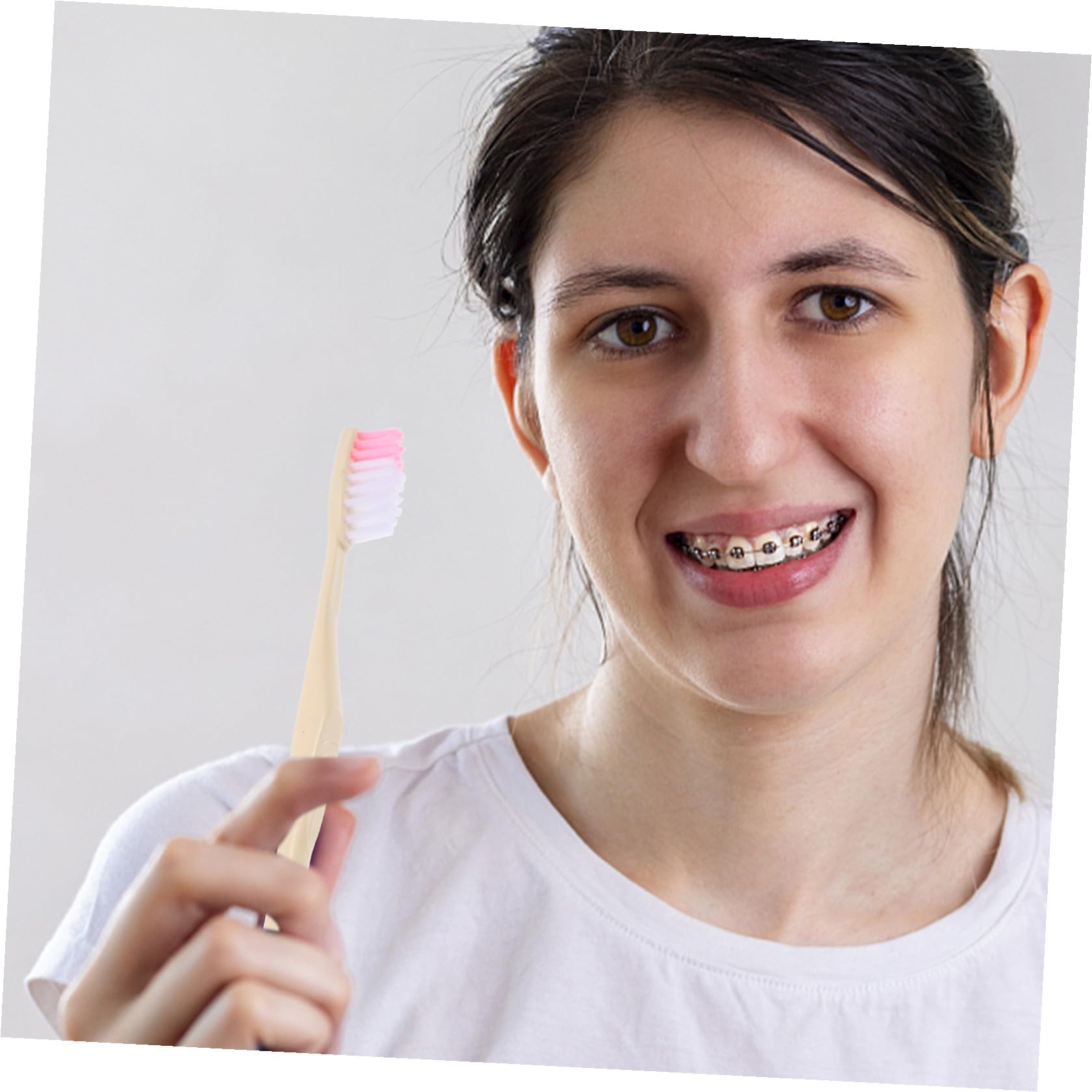 4 Set Spazzolini Denti Con Dentifricio Per Viaggi Compatto Per Hotel E Scuola Confezione Per Maggiore E Portabilità 100 Pezzi * 4