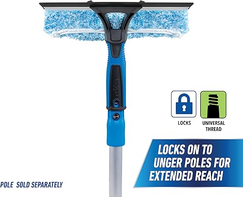 Miniatura 10 de Unger AquaFlex - Escobilla limpiavidrios profesional de superficie irregular