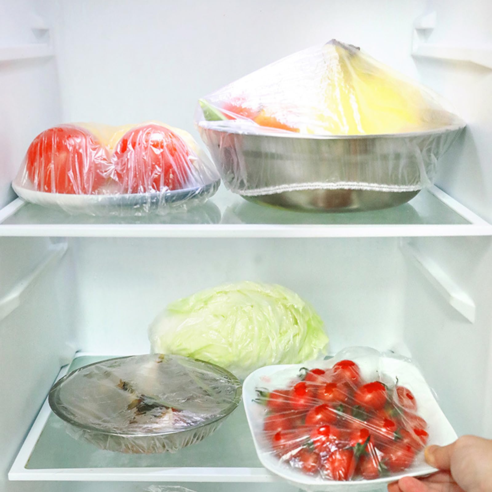 200 Pezzi Sacchetti Per Conservazione Alimenti | Pellicola Elastica Riutilizzabile - Per Frigorifero E Microonde - Foto 12
