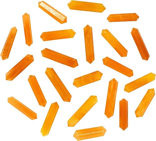 Vista 20 de Amazing Gemstone Puntos de cristal de amatista, cristales curativos y piedras a granel, paquete de 3 puntas curativas de doble terminación