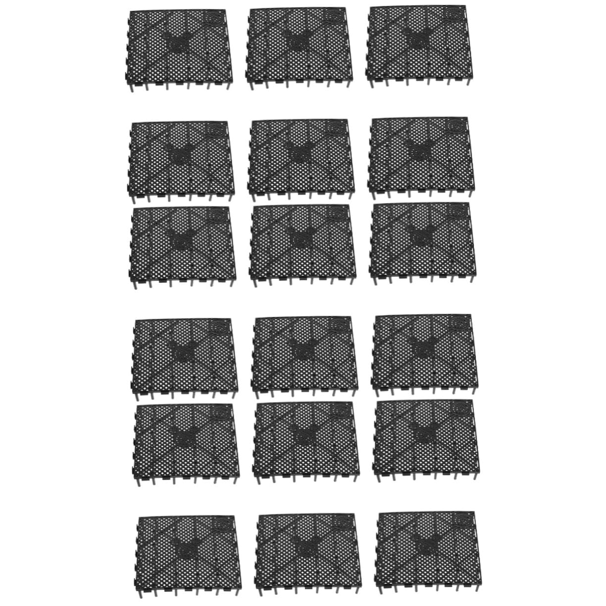 PRETYZOOM 18 Pollici Piastra Filtrante Inferiore del Serbatoio di Pesce Separatore per Acquari Vassoio Divisorio per Acquari Pannello Isolante per Acquario Pallet Ghiaia Griglia Plastica