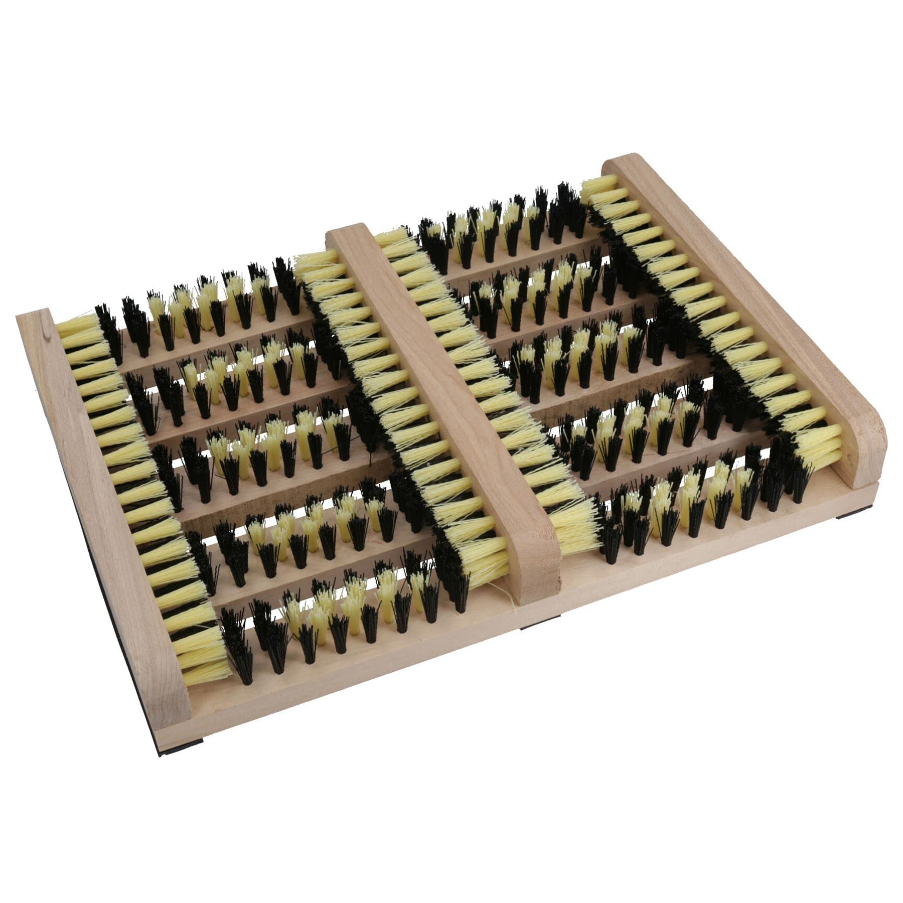 Cepillo de cerdas de polietileno para botas de madera dura ideal para entradas de fincas rústicas