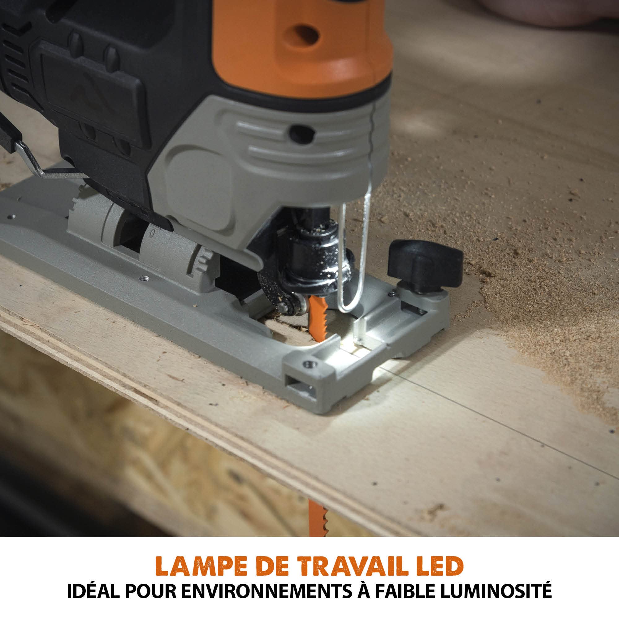 Evolution Scie sauteuse sans fil R90JGS-Li Evolution Power Tools. Comprend 5 lames polyvalentes
