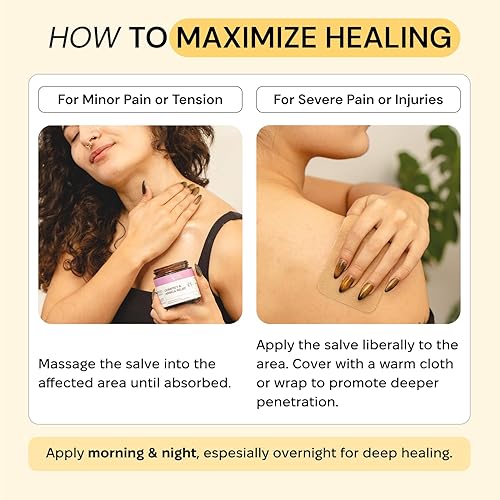 Miniatura 5 de MyMagicHealer Consuelda y árnica para músculos y articulaciones de 4 onzas Piel dolorosa, sensible e irritada