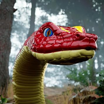 Terra by Battat Giant Anaconda Remote Control Snake Toy Realistic Moving Electronic Animal for Kids with Easy Operation Fun Reptile Adventure Ages 5+ Years