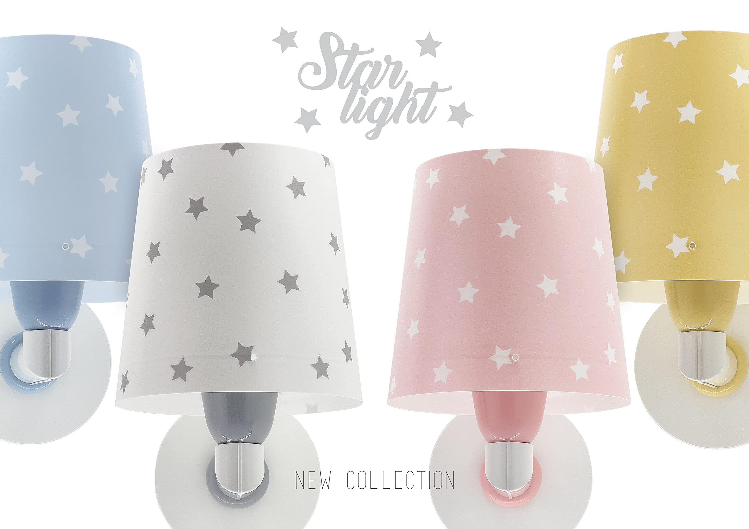 Dziecięca lampa stołowa Dalber Star Stars w kolorze jasnoróżowym