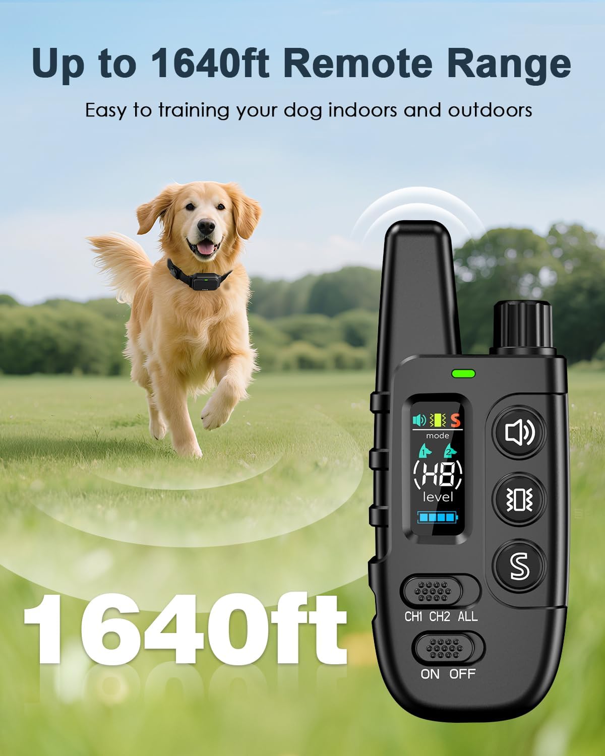 Shock Collar for Dogs, Dog Training Collar with Remote Control image 3