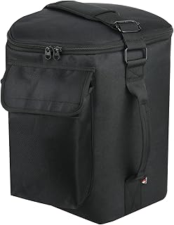 Travel Carrying Case for Bose S1 Pro/Bose S1 Pro+, Slip Cover Case with Shoulder Strap &Accessory Pocket, Portable Carry Bag Holder w Handle Strap for Bose Speaker (Black)