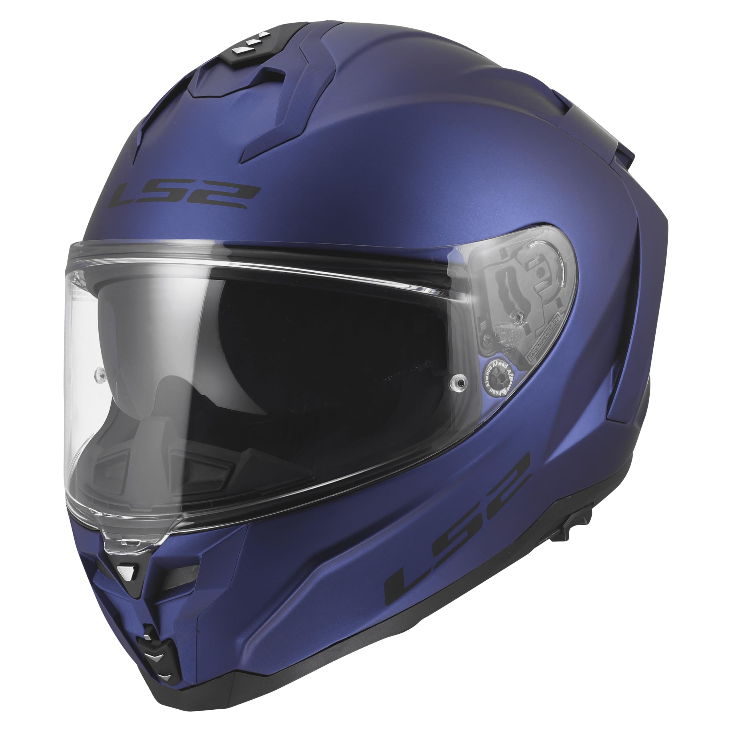 LS2, Casco Moto Integrale CHALLENGER II SOLID Navy Blue, L
