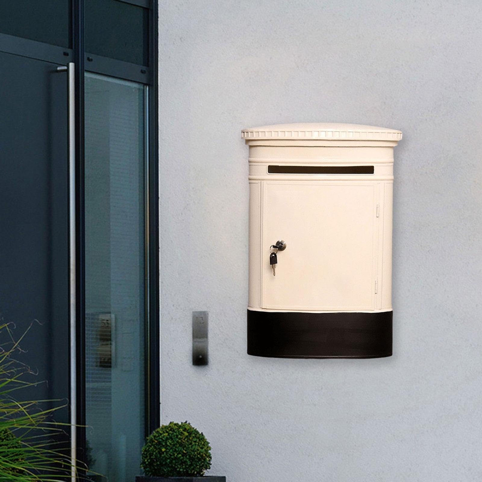 Buzón de Pared, Caja de Donaciones, Buzón de Sugerencias con Cerradura, Buzón de Sugerencias con Cerradura para Barra de Donaciones, Boletas, Concurso de Votación Escolar/White