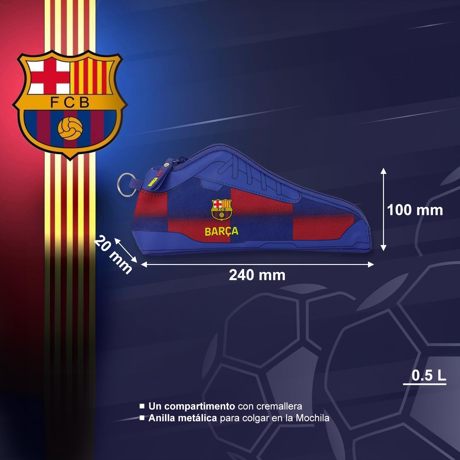 Neceser FC Barcelona, Libretras Barça o Carpesanos Diseño Único – Material Escolar FBarça Licencia Oficial Tmprada 25/26