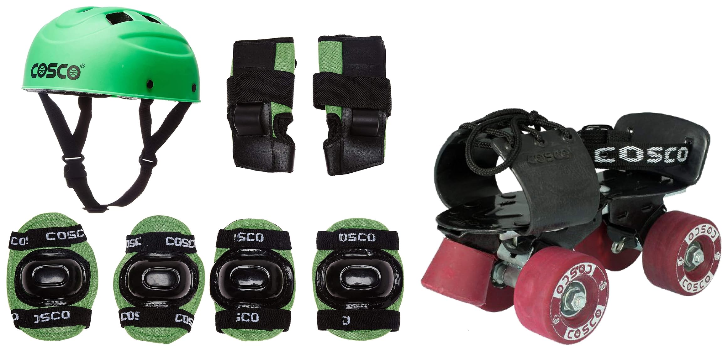 Cosco Tenacity Super Roller Skate, Senior (Multicolor) & Cosco 4-in-1 Junior Plastic Protective Kit (Multicolor) (B0C99NF1KL) Amazon Price History, Amazon Price Tracker