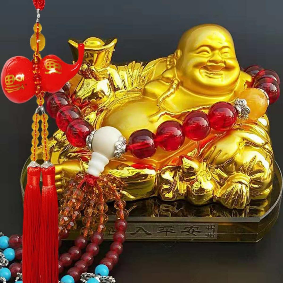 新款汽车黄金佛摆件 Automobile Interior Accessories 汽车内饰品 摆件 Automobile Interior Accessories 车内