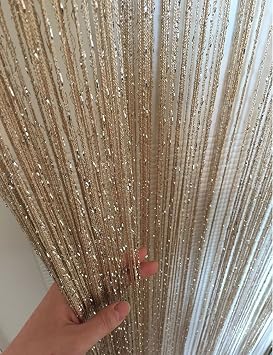 1 Pieces 3m x3m Chain Tassel String Curtain Room Decor Window Divider Strings Curtain Glitter Mixed Colors