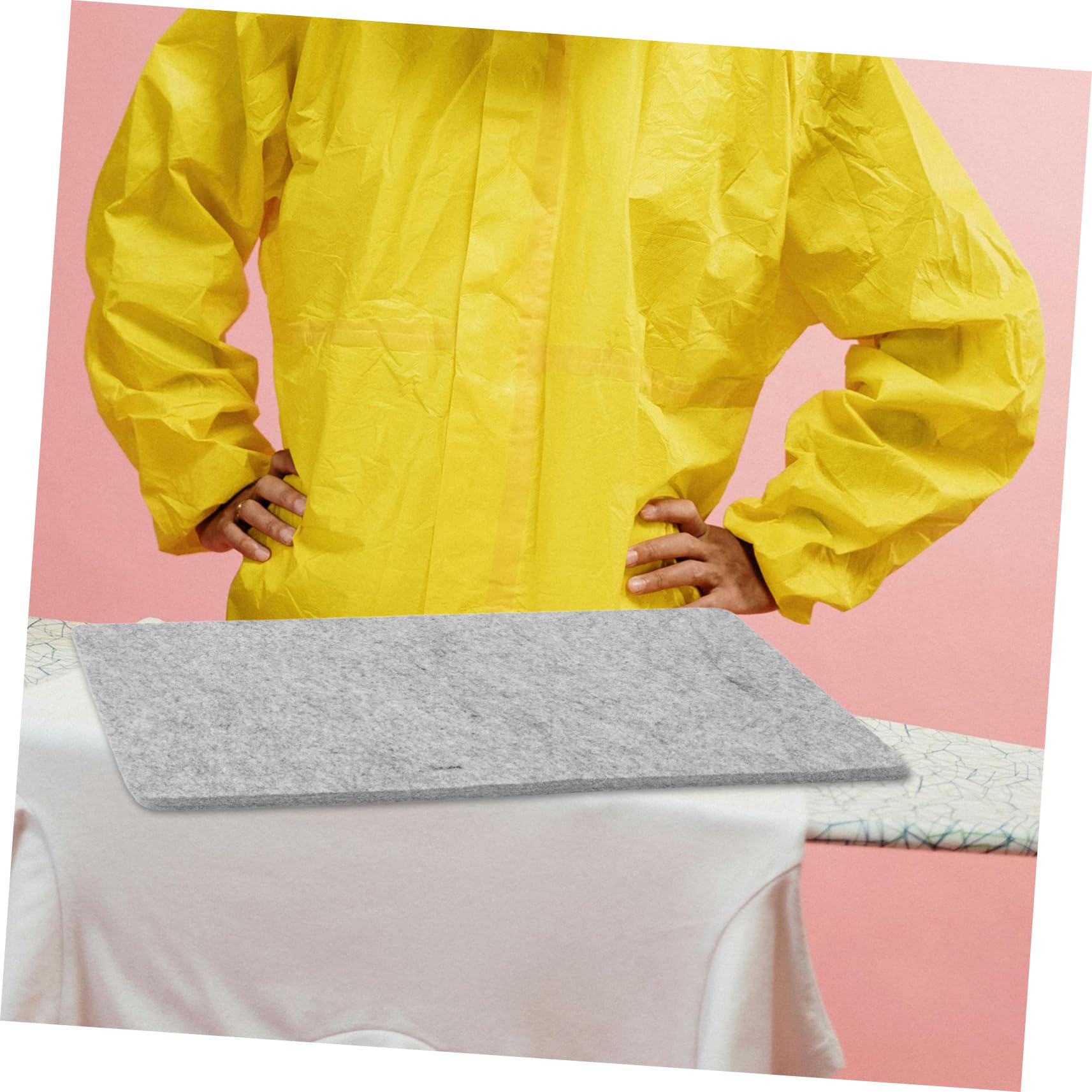 Bügelmatte Feuchtigkeitsaufnahme Große aus Extra 30x45cm Reinem Wollfilz mit Hoher Hitzebeständigkeit zum Bügeln von Kleidung Beim Nähen und Quilten