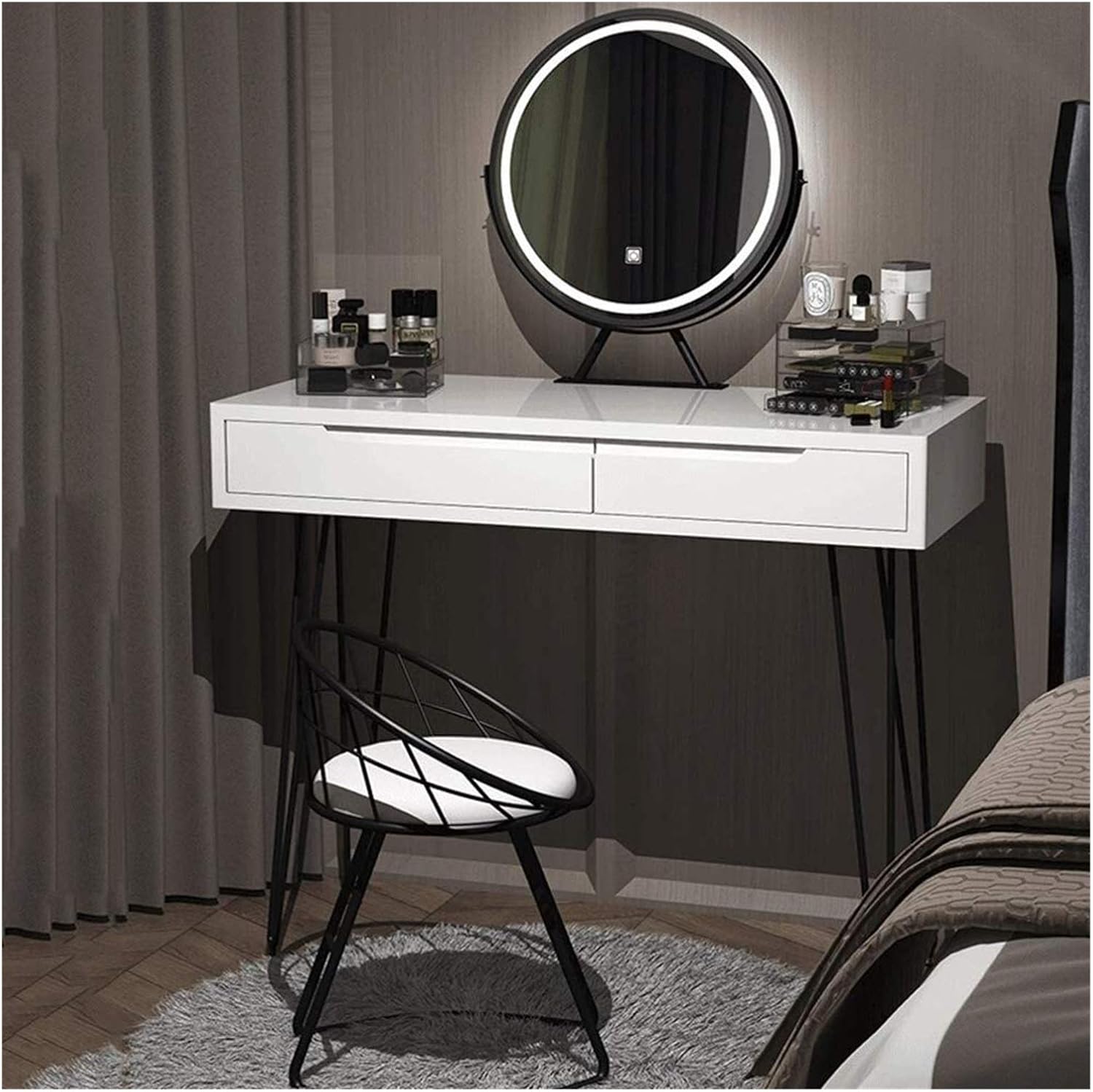 YYDD Vanity Tables for Living Bedroom, Nordic Solid Wood