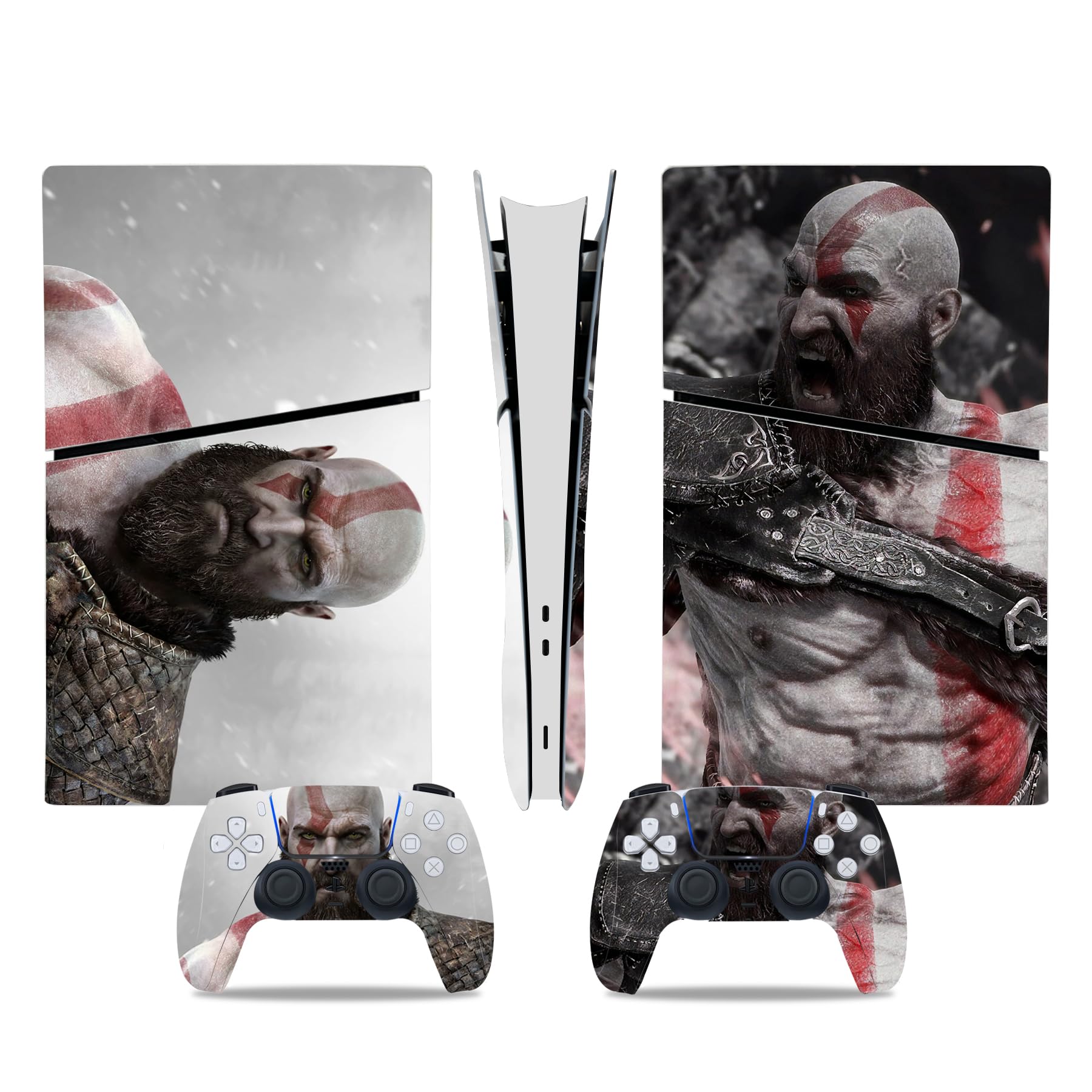 Kit de vinilos Extra Resistentes MaD Vision® para PlayStation 5 (PS5) Digital| Set de vinilos Mate para Consola + 2 mandos - para Anime|Rubber|Zoro|Nami Diseño — view 41