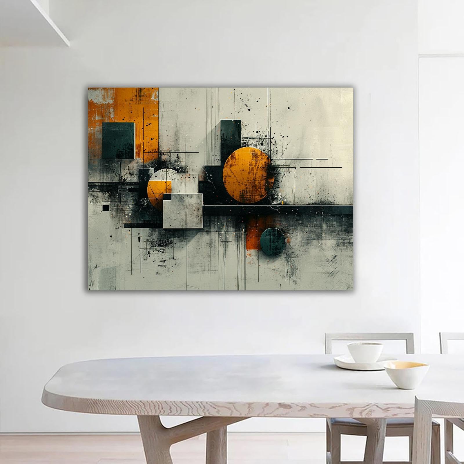 Amazon.co.jp: ZFXFHDR(へ楽ーツ) 絵画絵抽象的な ライン
