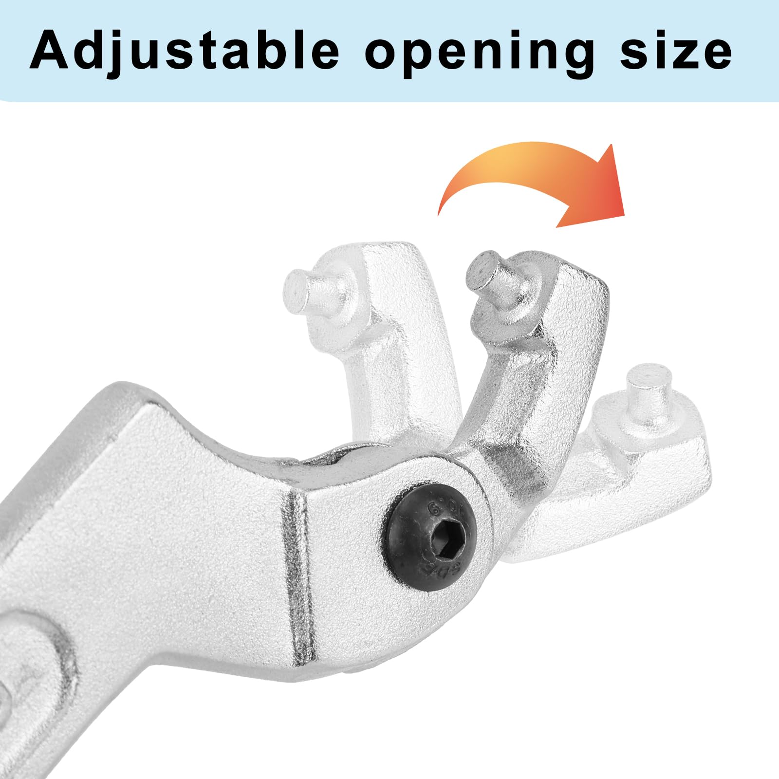 BOXOB Adjustable C Spanner Hook Wrench Tool - Image 3
