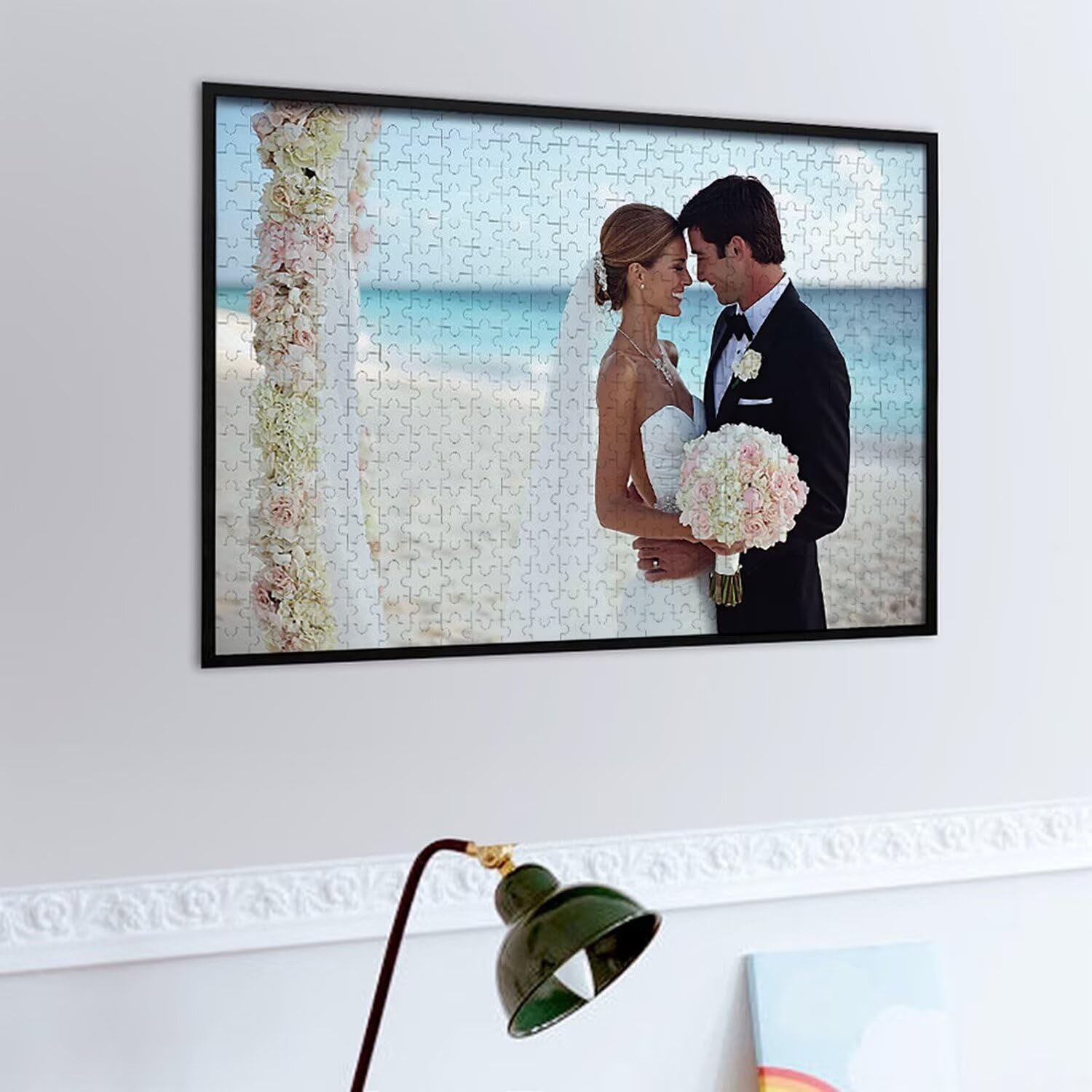 Personalisiertes Puzzle mit eigenem Foto - 1000/1500/2000/3000/4000/5000/6000 Teile: Gestalte selbst Puzzle, Adult Fotopuzzle - für Mama, Wedding, Familie zum Geburtstag Geschenke (5000 Teile) z-152