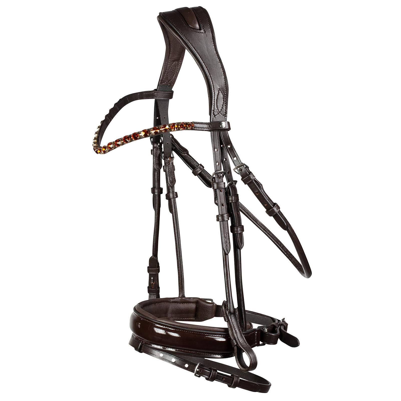 Horze Anatomisches Pferdetrense Clermont Braun XF