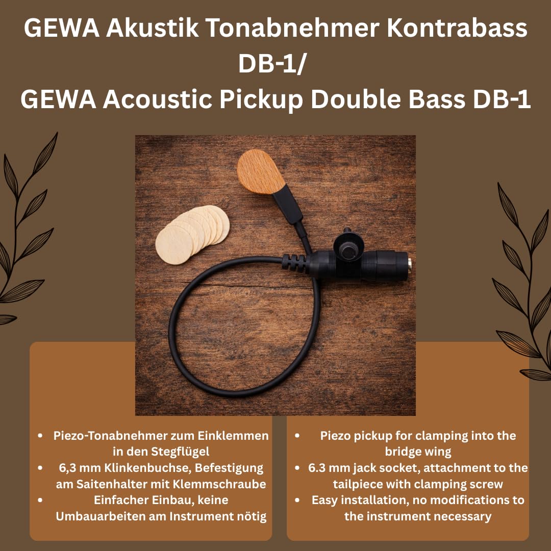 GEWA Pastilla DB-1 para contrabajo