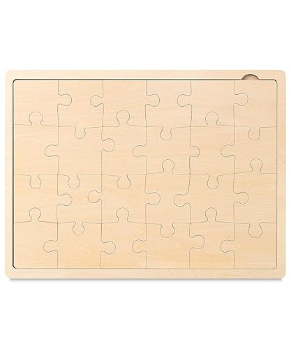 Mr. Pen- Blank Wooden Puzzle, 24 Pieces, 11.8" x 8.8",