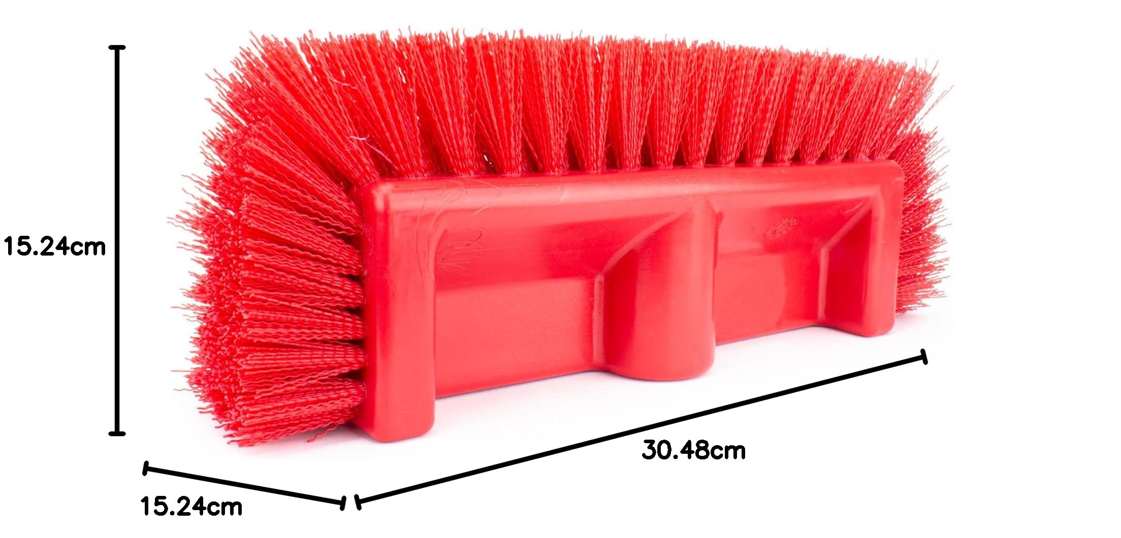 SPARTA Heavy-Duty Tile & Grout Scrub Brush - 12-Inch Wide, Multi-Level Bristles For Floors & Tubs (Purple) - View #4