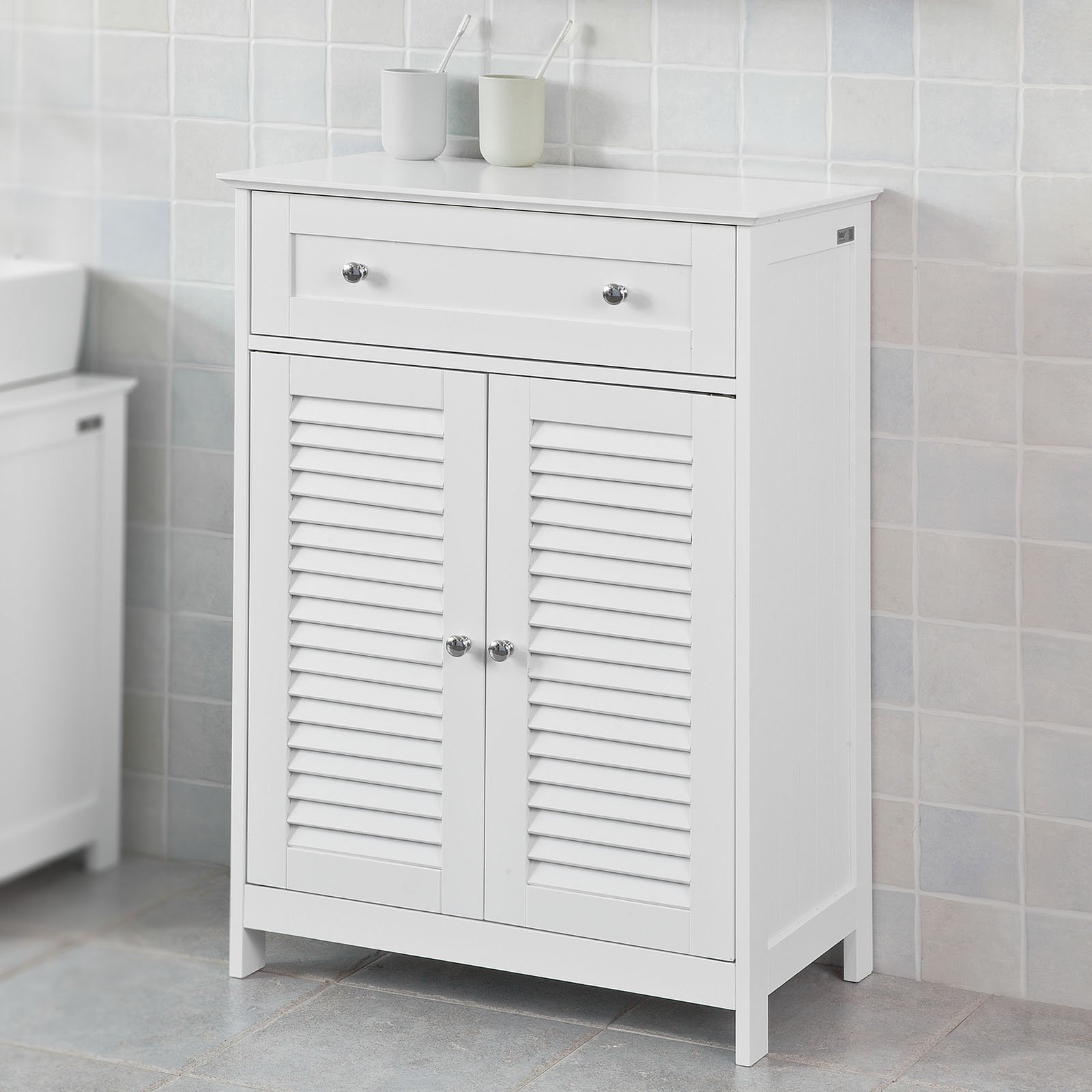 Buy Haotian Bathroom Vanity Set White Bathroom Storage Cabinet with ...