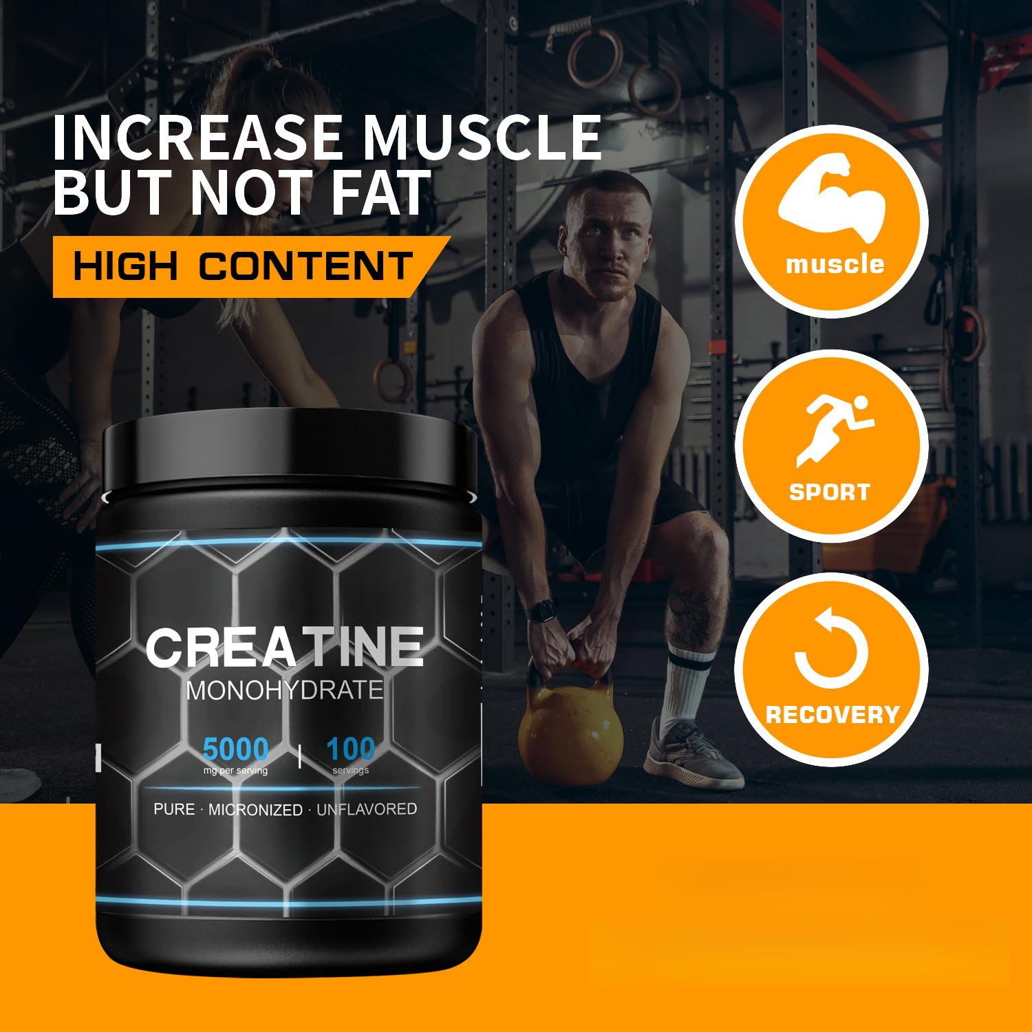 Créatine Micronisée de Haute Qualité pour Performance Sportive