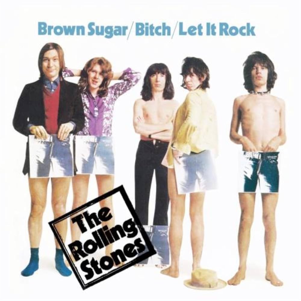 The Rolling Stones Brown Sugar 7インチ スペイン The Rolling Stones Brown Sugar + Picture Sleeve - White Logo