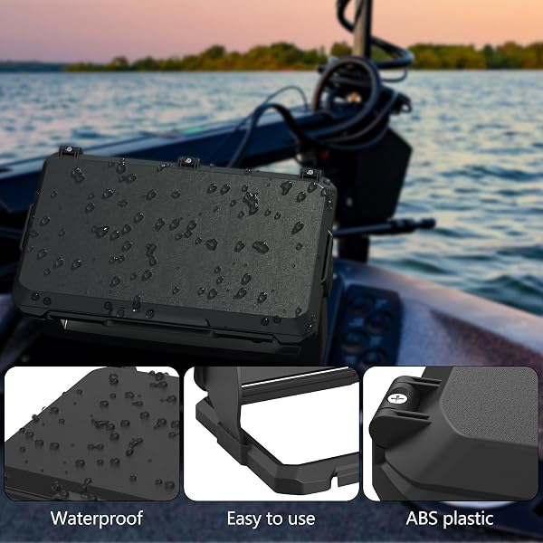 折りたたみ式サンバイザーカバー Lowrance Eagle Eye 9 and Eagle 9 Fishfinder 防水保護カバー アンチグレア サンシェード - 2