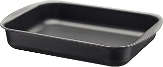 Tramontina Brasil 34cm 4.9L Graphite Aluminum Deep Roasting Pan with Interior and Exterior Starflon Max PFOA Free Nonstick Coating