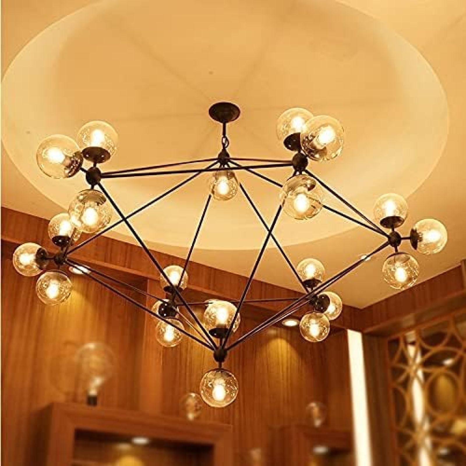Confezione da 6 lampadine Edison al tungsteno ST64, Lampadina Vintage Edison E27 Standard, Lampadina ambrata Bianca Calda 4W 320LM 2200K, Senza sfarfallio e Non dimmerabile, per Lampada da