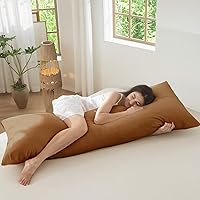 Vista 72 de MooMee Juego de 2 fundas de almohada 100% algodón lavado con textura parecida al lino, transpirable, duradera, suave y cómoda