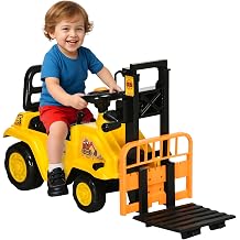 Aosom Sit and Scoot Ride-on Toy with Forklift Operation