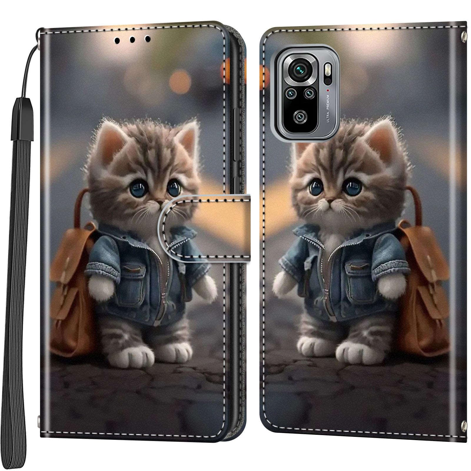 Handyhülle Für Xiaomi Redmi Note 10 4G / Note 10s - Magnetische Flip-Hülle Mit Standfunktion & Kartenfächern