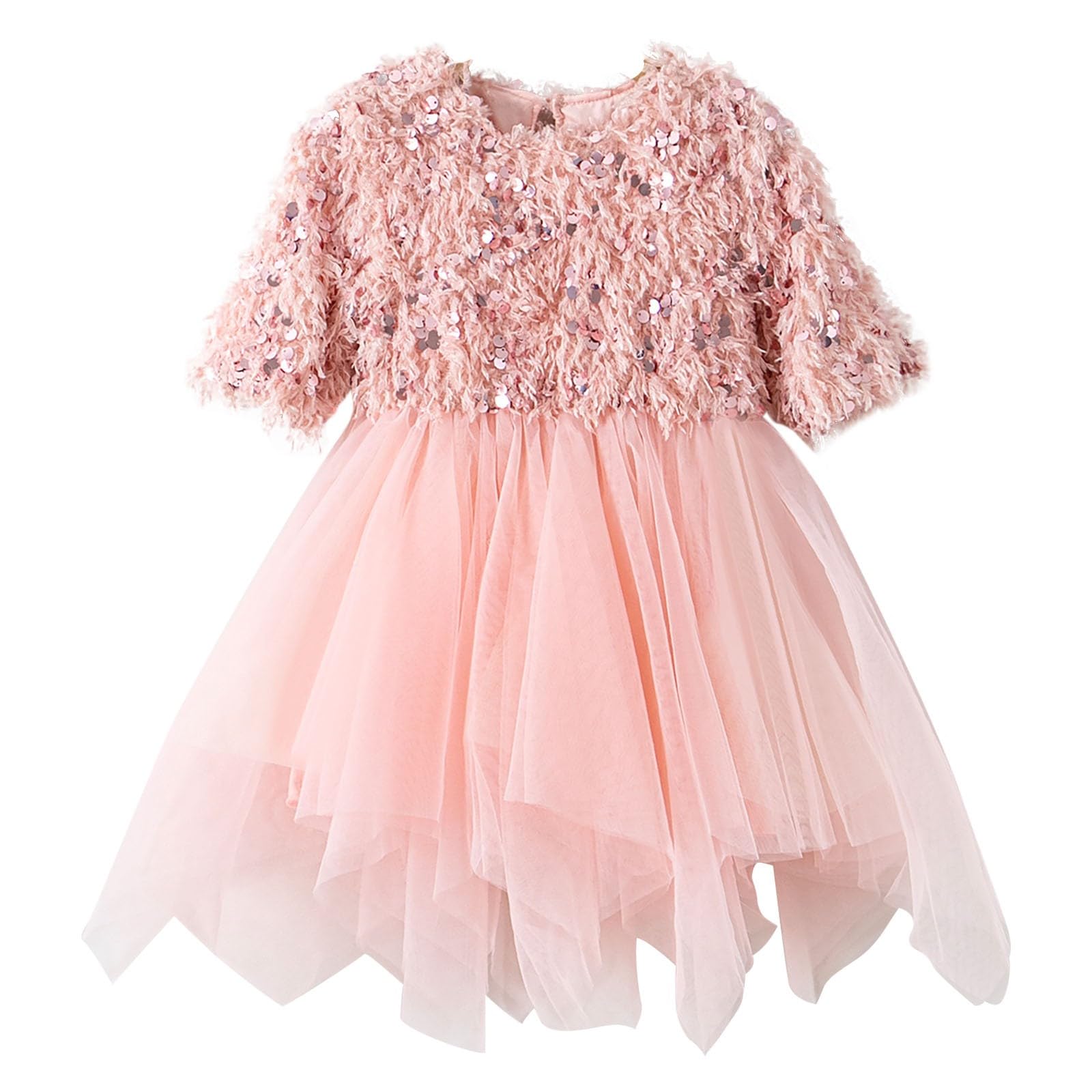 Robe fille 2 ans style tutu de danse confortable avec short intégré - 8