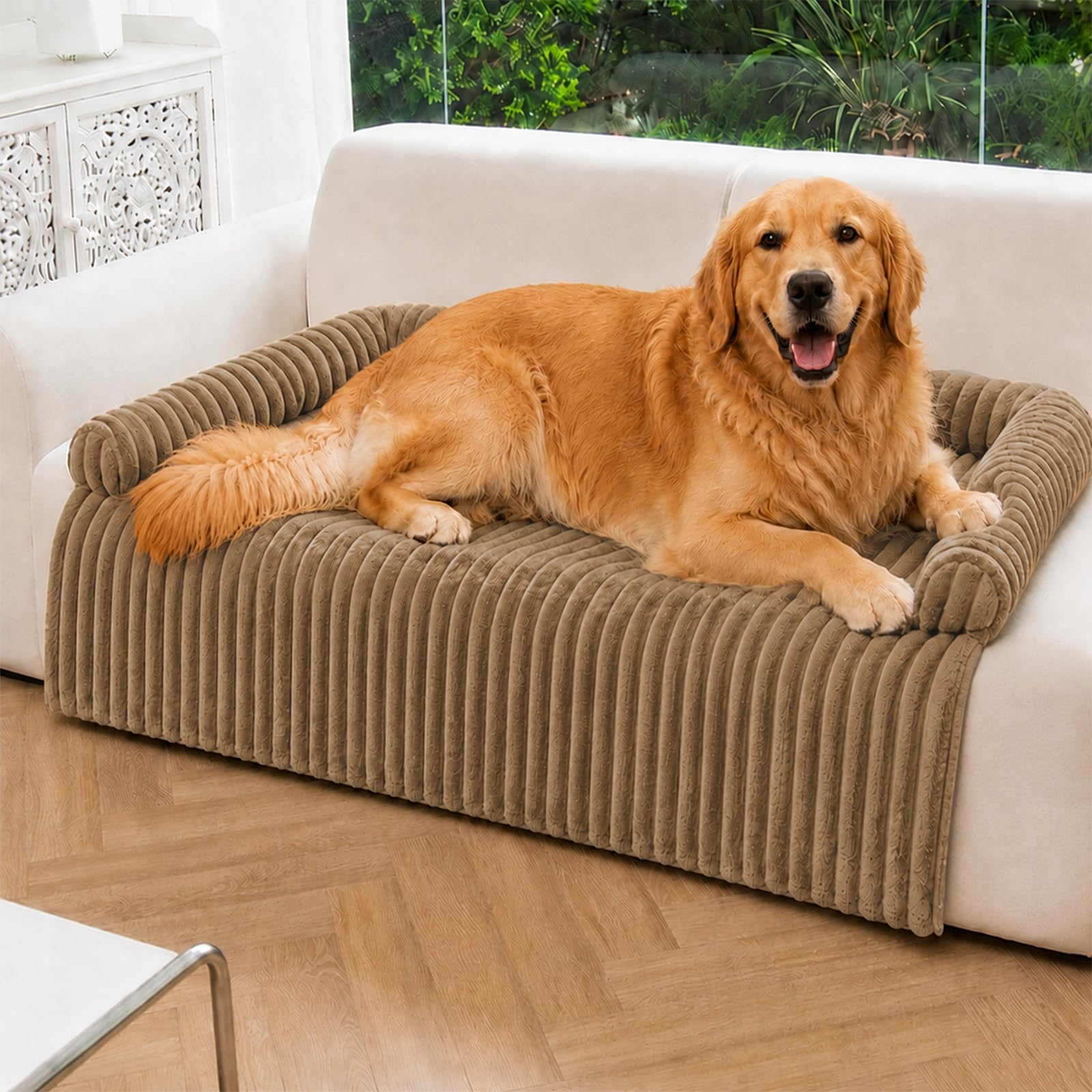 Deep Dream Wasserdichte Hunde-Couch/Matte für große Hunde mit abnehmbarem Bezug