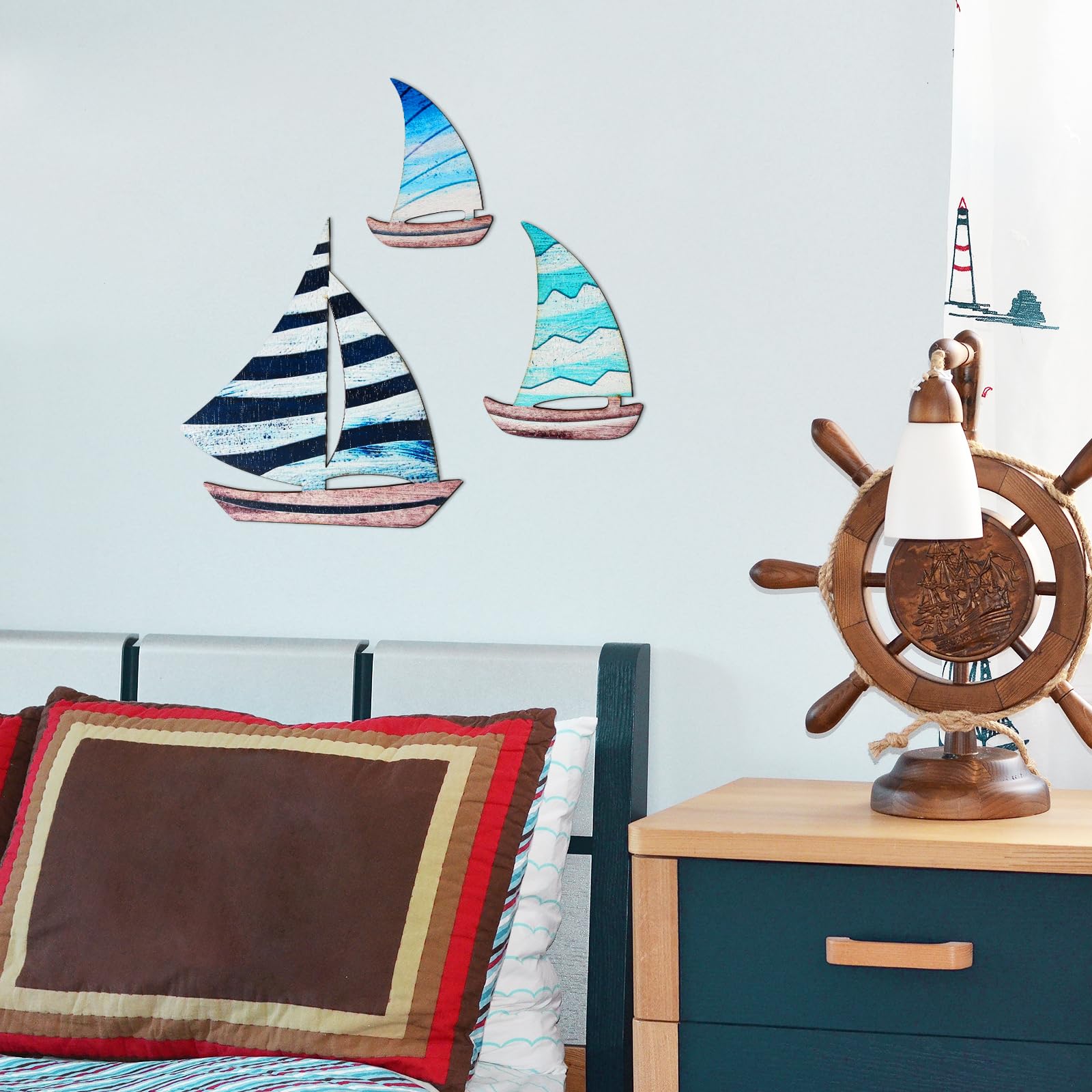 Art Mural En Métal Voilier, Décoration Murale En Métal, Sculptures