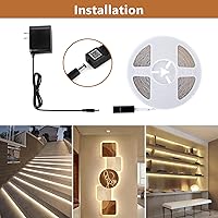 Vista 6 de White LED Strip Lights, 100ft Dimmable Bright 24V Led Tape Light with Remote and App Control, 2700K-6500K White 1440 LEDs Lights for Bedroom