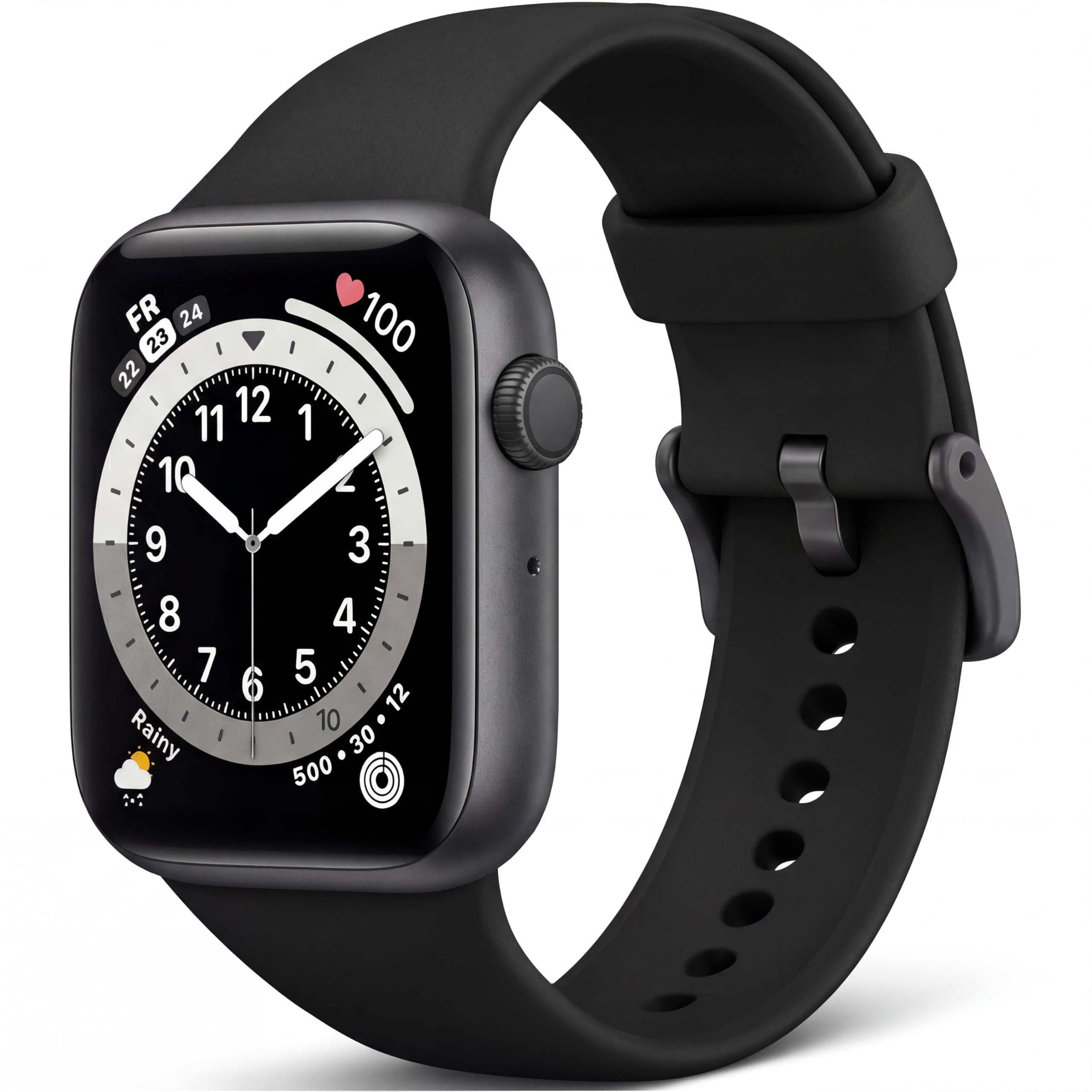 Smart Watch, Fitness Watch for Women Men with 24/7 Heart Rate/Blood Pressure Monitor,Pedometer, Sleep Tracker, 120+ Sport Modes, IP68 Waterproof Activity&Fitness Tracker Compatible with Android iPhone