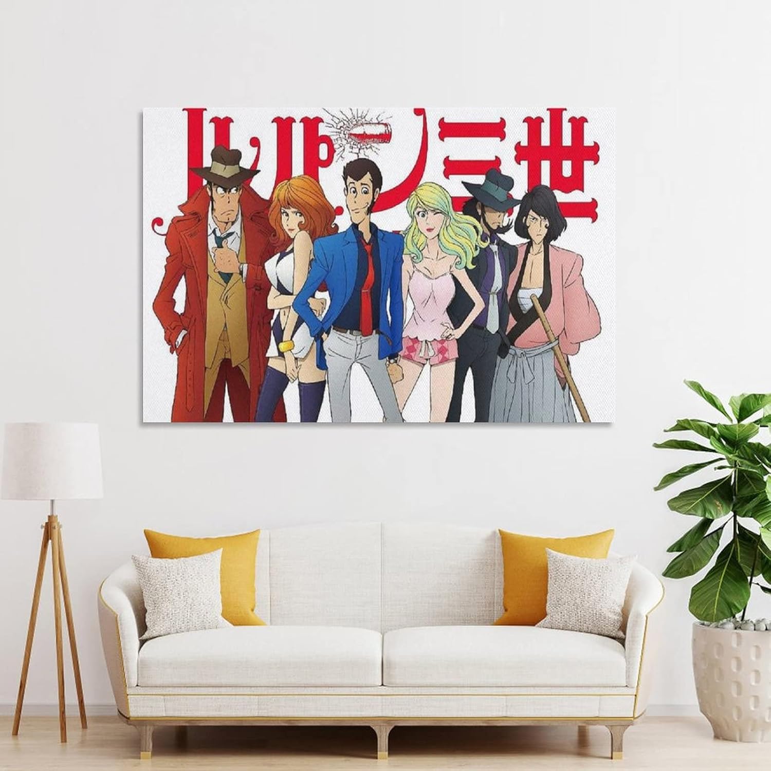 ルパン三世 絵を掛ける ポスター壁飾り 部屋飾り 掛け軸 ポスター アニメ 萌えグッズ おたくプレゼント 掛け画 キュート セクシー ファッショナブル クール 海外最新