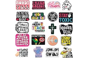 20PCS Colorful Silicone Charms for Personalized Pens and Crafting Projects