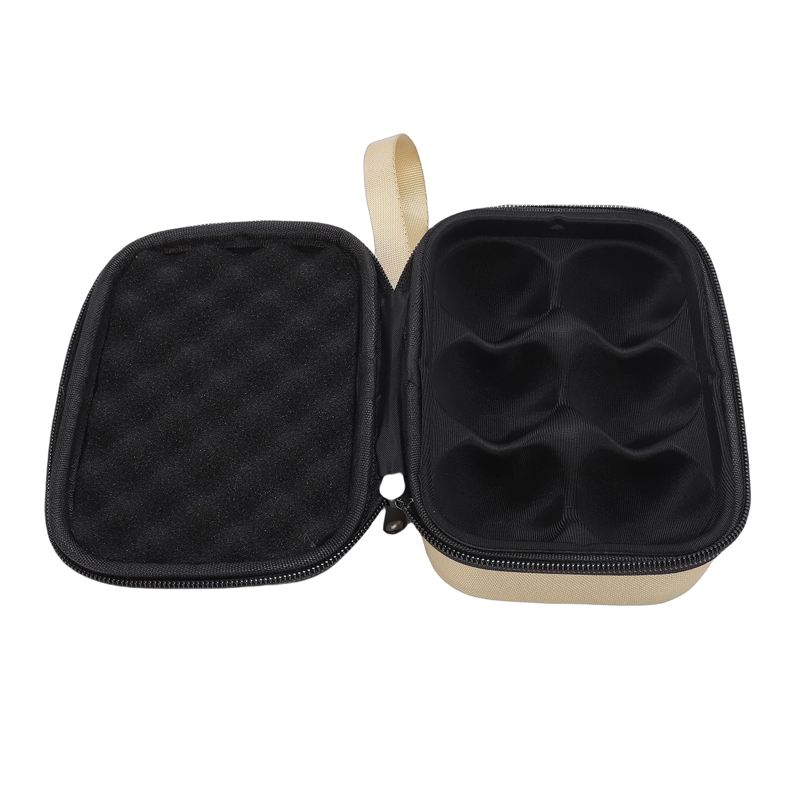 Ejoyous Caja de Huevos Portátil, Tela de Calidad con Forro de EVA que Absorbe los Golpes, Capacidad para 6 Huevos para Acampar Al Aire y Picnics